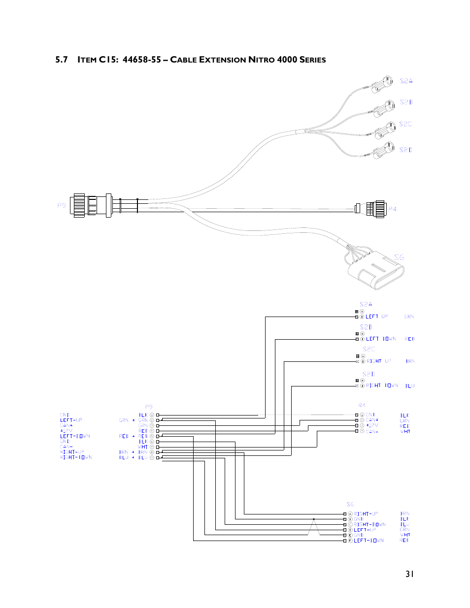 7 item c15: 44658-55 | NORAC UC4+BC+NT4 User Manual | Page 35 / 37