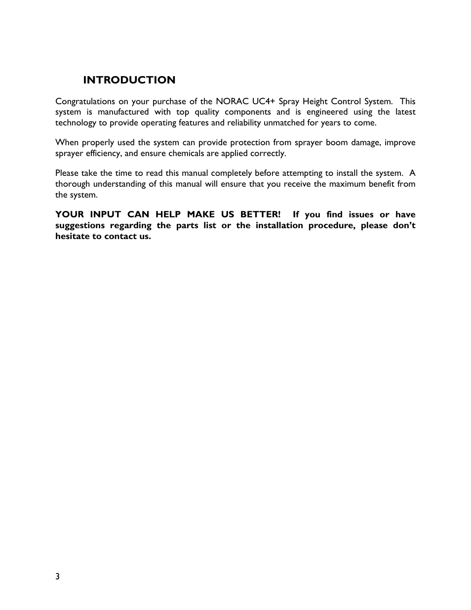 1 introduction | NORAC UC4+BC+NT4 User Manual | Page 4 / 37