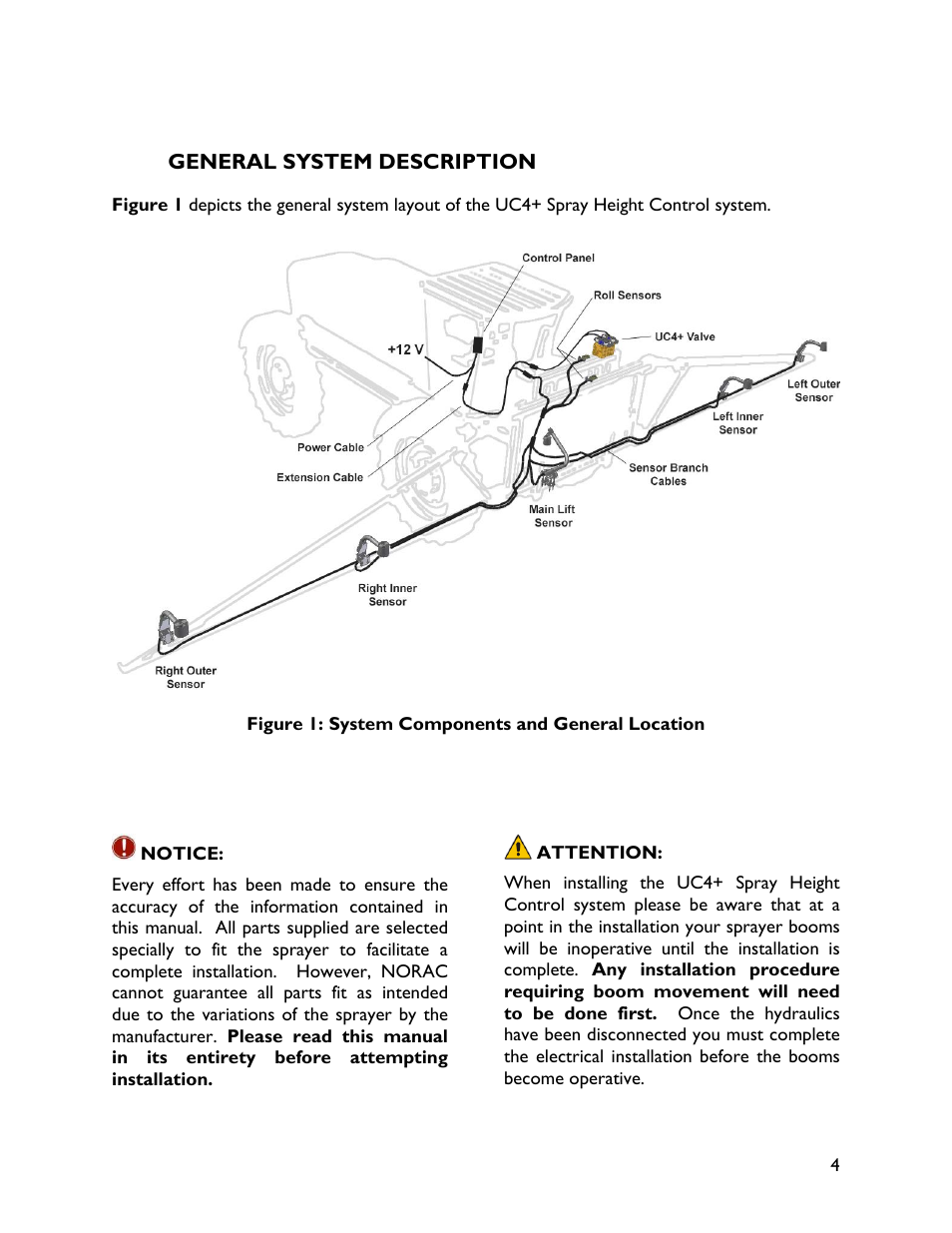 2 general system description | NORAC UC4+BC+NT4 User Manual | Page 5 / 37