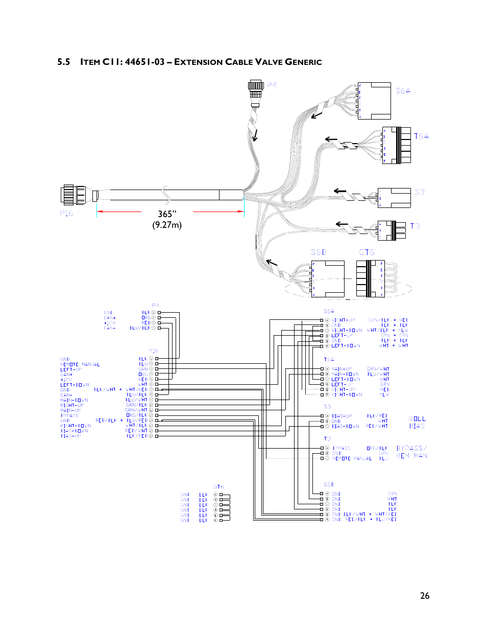 5 item c11: 44651-03 | NORAC UC4+BC+RB1 User Manual | Page 29 / 32