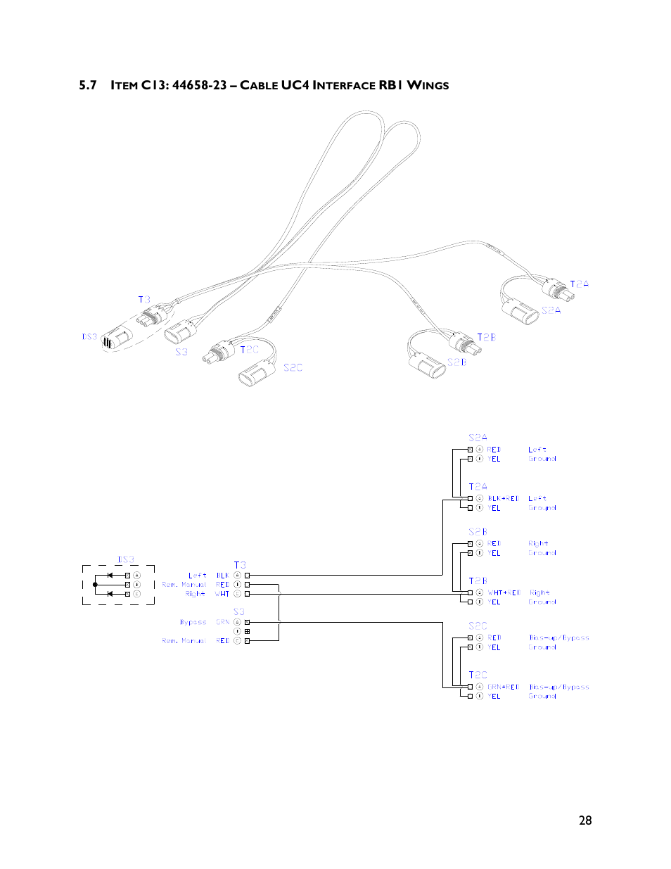 7 item c13: 44658-23 | NORAC UC4+BC+RB1 User Manual | Page 31 / 32