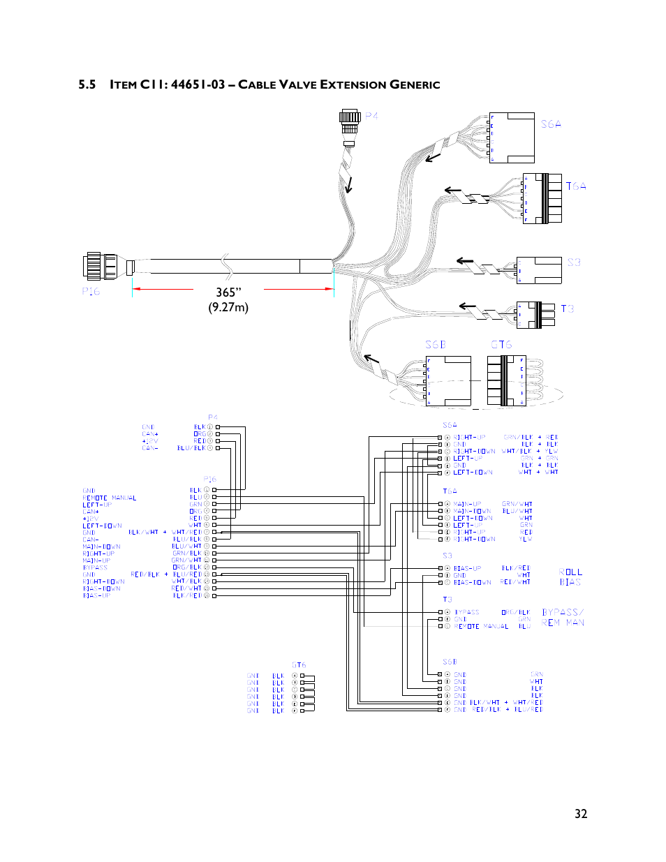 5 item c11: 44651-03 | NORAC UC4+BC+RG4 User Manual | Page 35 / 40