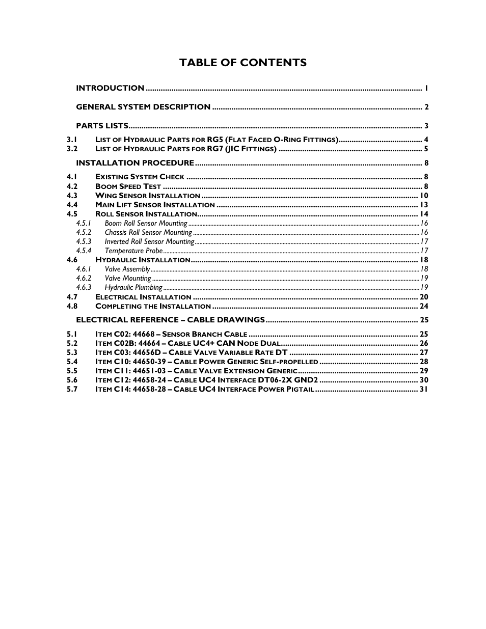 NORAC UC4+BC+RG7 User Manual | Page 3 / 35