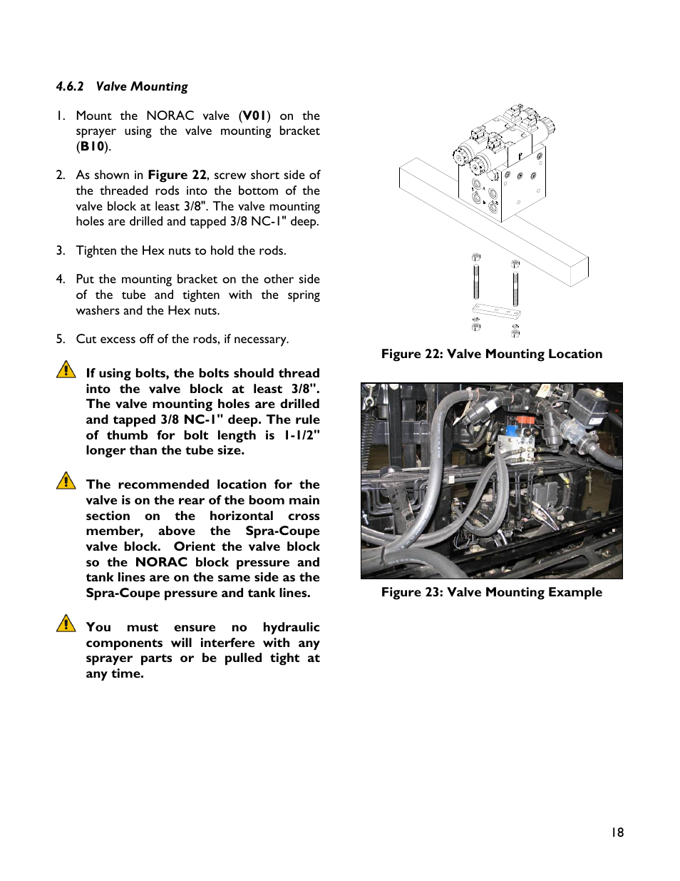 2 valve mounting | NORAC UC4+BC+SC1 User Manual | Page 21 / 35