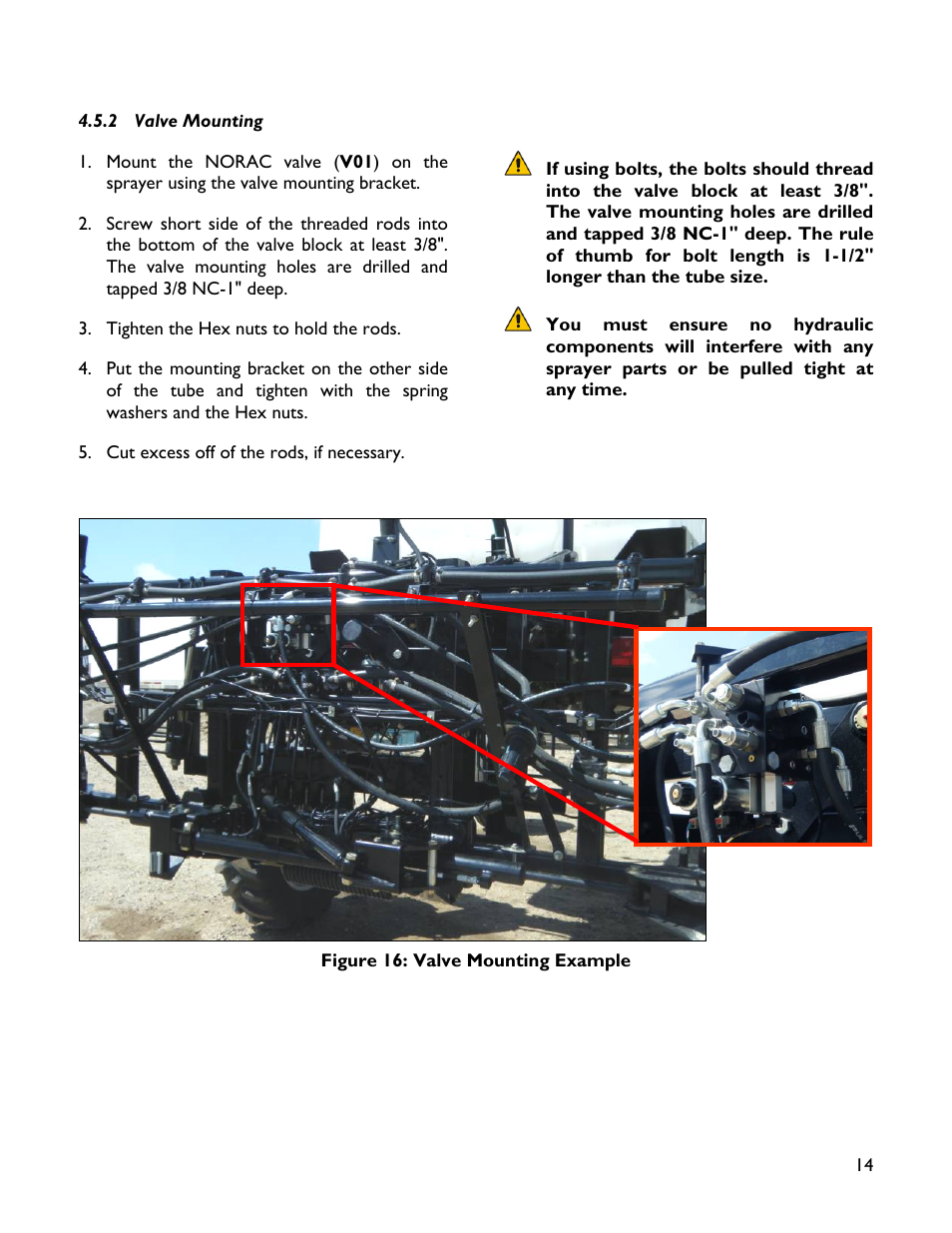 2 valve mounting | NORAC UC4+BC+SC4 User Manual | Page 17 / 27