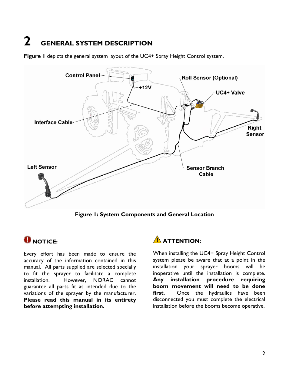 2 general system description | NORAC UC4+BC+SC4 User Manual | Page 5 / 27