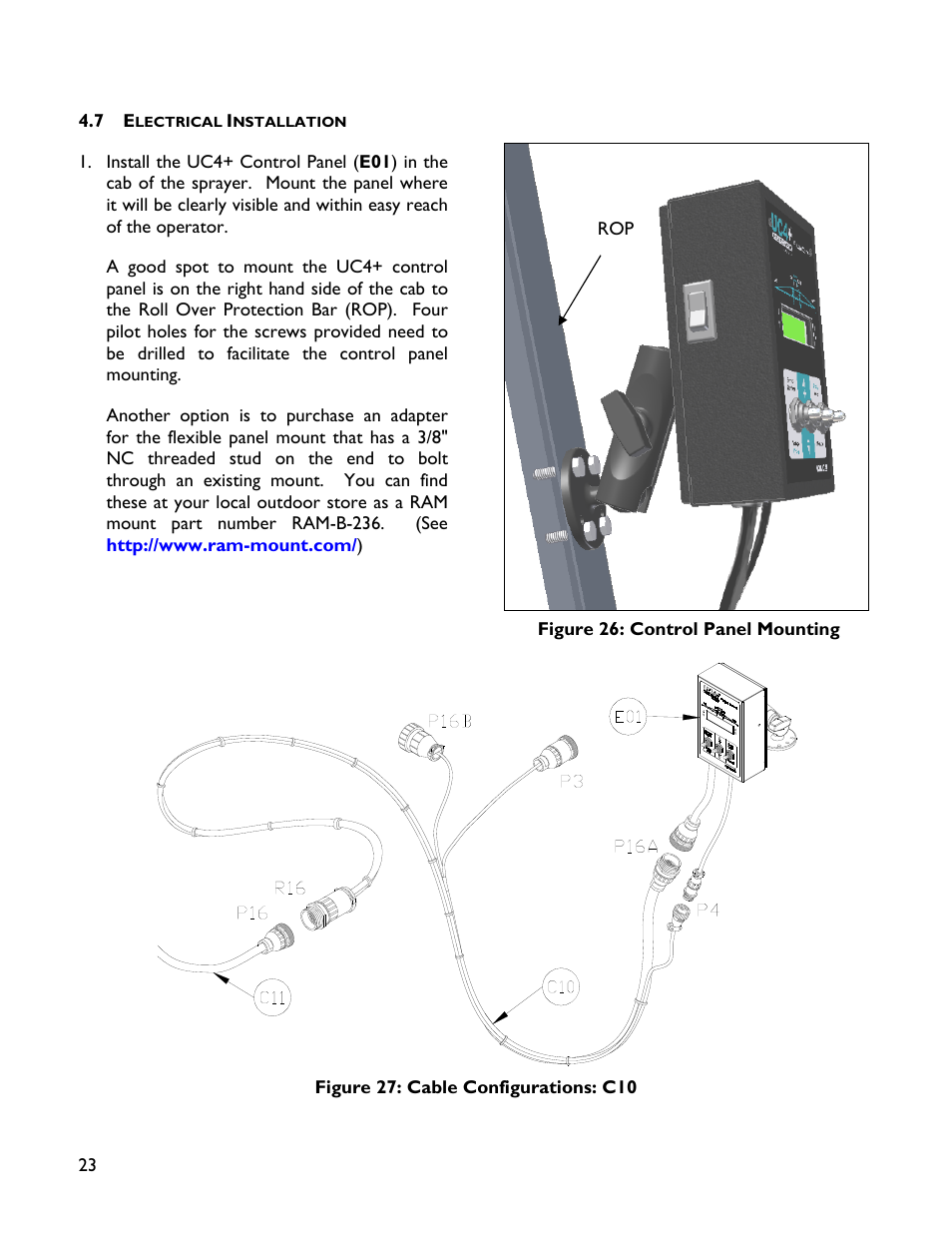7 electrical installation | NORAC UC4+BC+TA1 User Manual | Page 26 / 37
