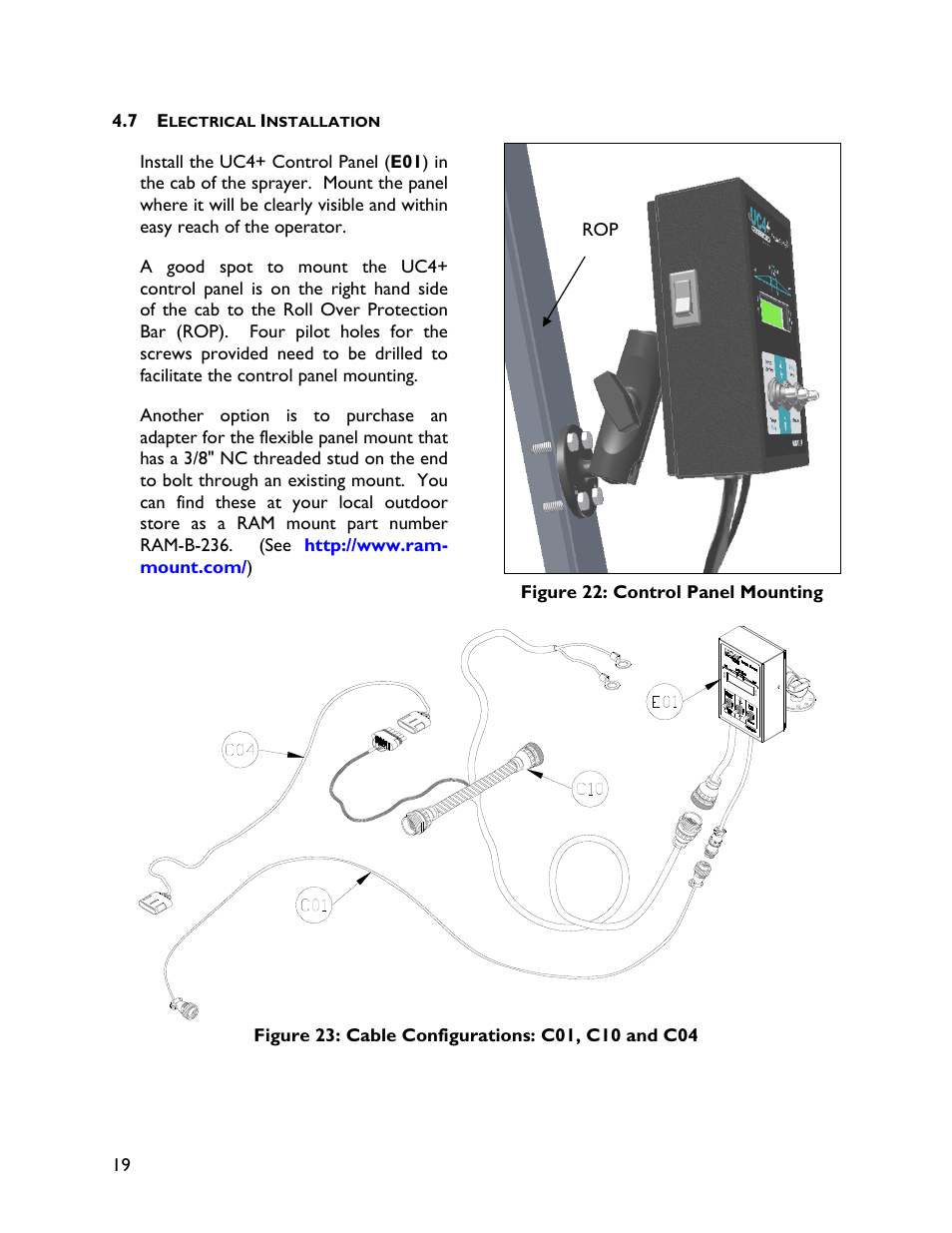 7 electrical installation | NORAC UC4+BC+WR1 User Manual | Page 22 / 32