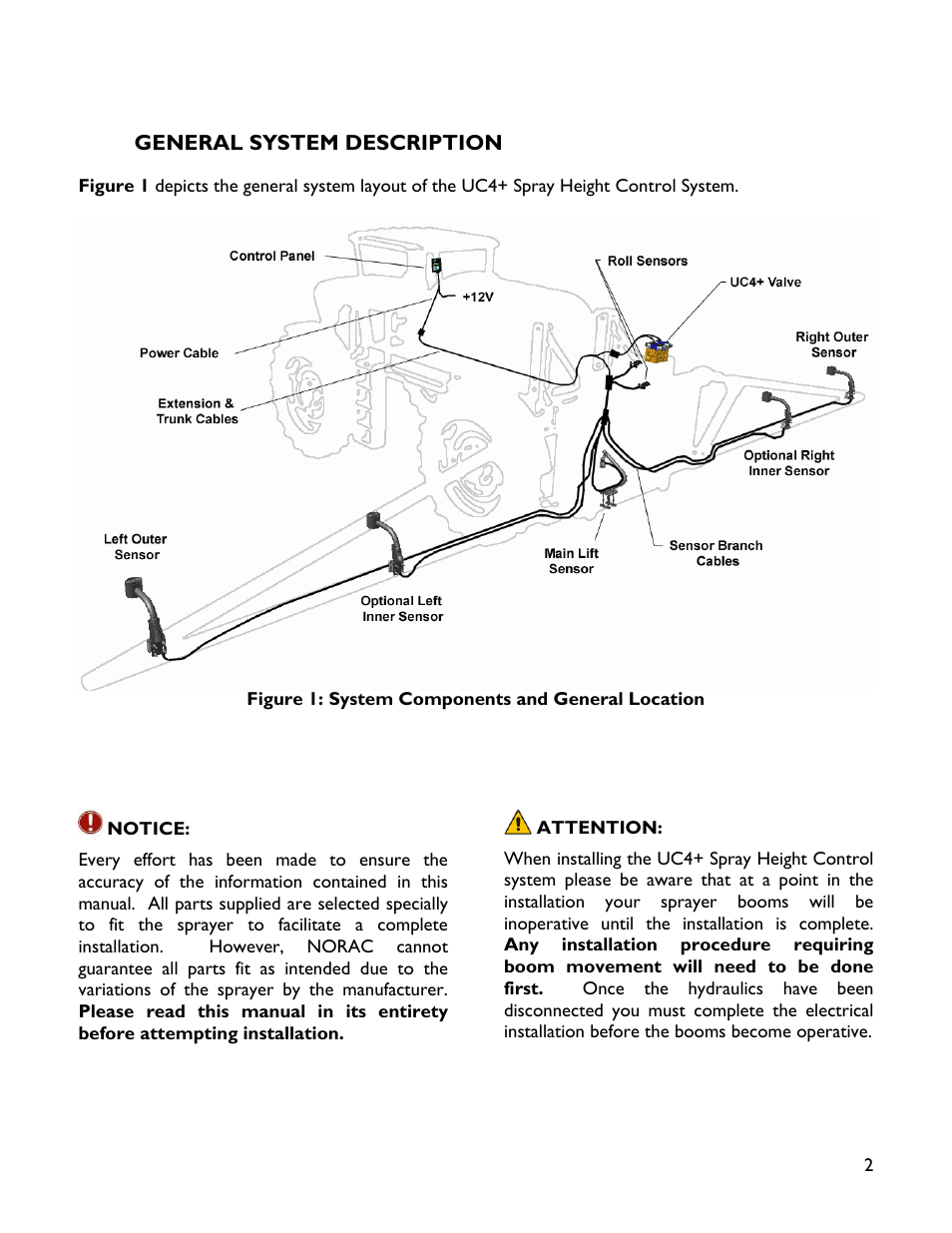 2 general system description | NORAC UC4+BC+WR1 User Manual | Page 5 / 32