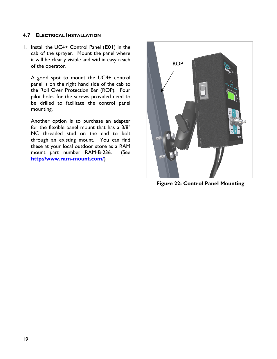 7 electrical installation | NORAC UC4+BC+WR2 User Manual | Page 22 / 31