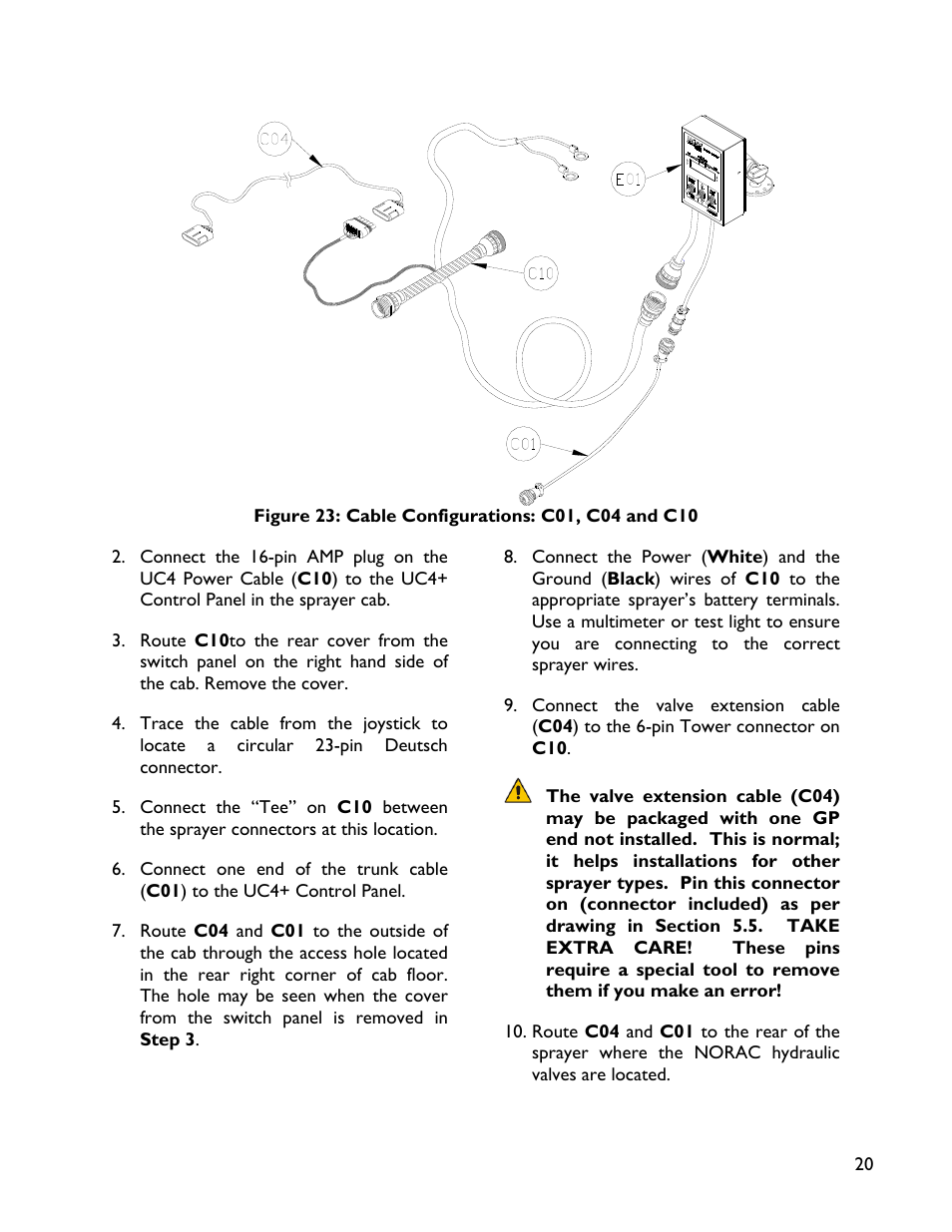 NORAC UC4+BC+WR2 User Manual | Page 23 / 31