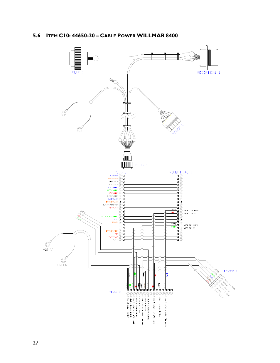 6 item c10: 44650-20 | NORAC UC4+BC+WR2 User Manual | Page 30 / 31
