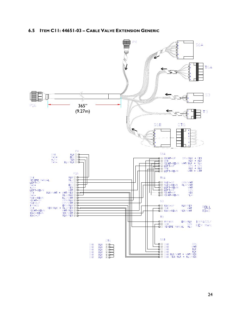 5 item c11: 44651-03 | NORAC UC4+BC+FT1 User Manual | Page 27 / 30