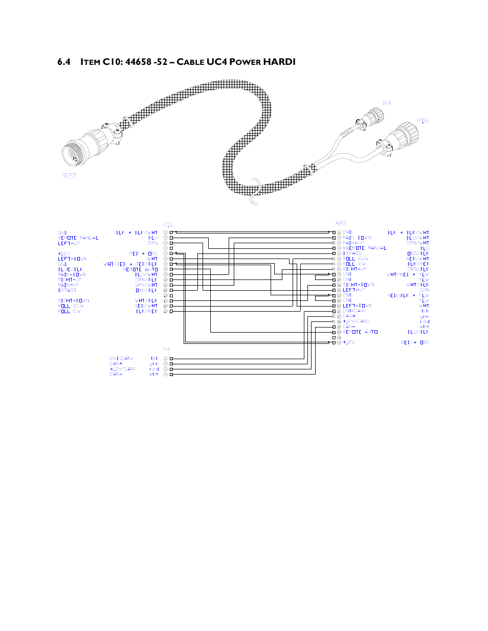 4 item c10: 44658 -52 | NORAC UC4+BC+HD8A User Manual | Page 28 / 34