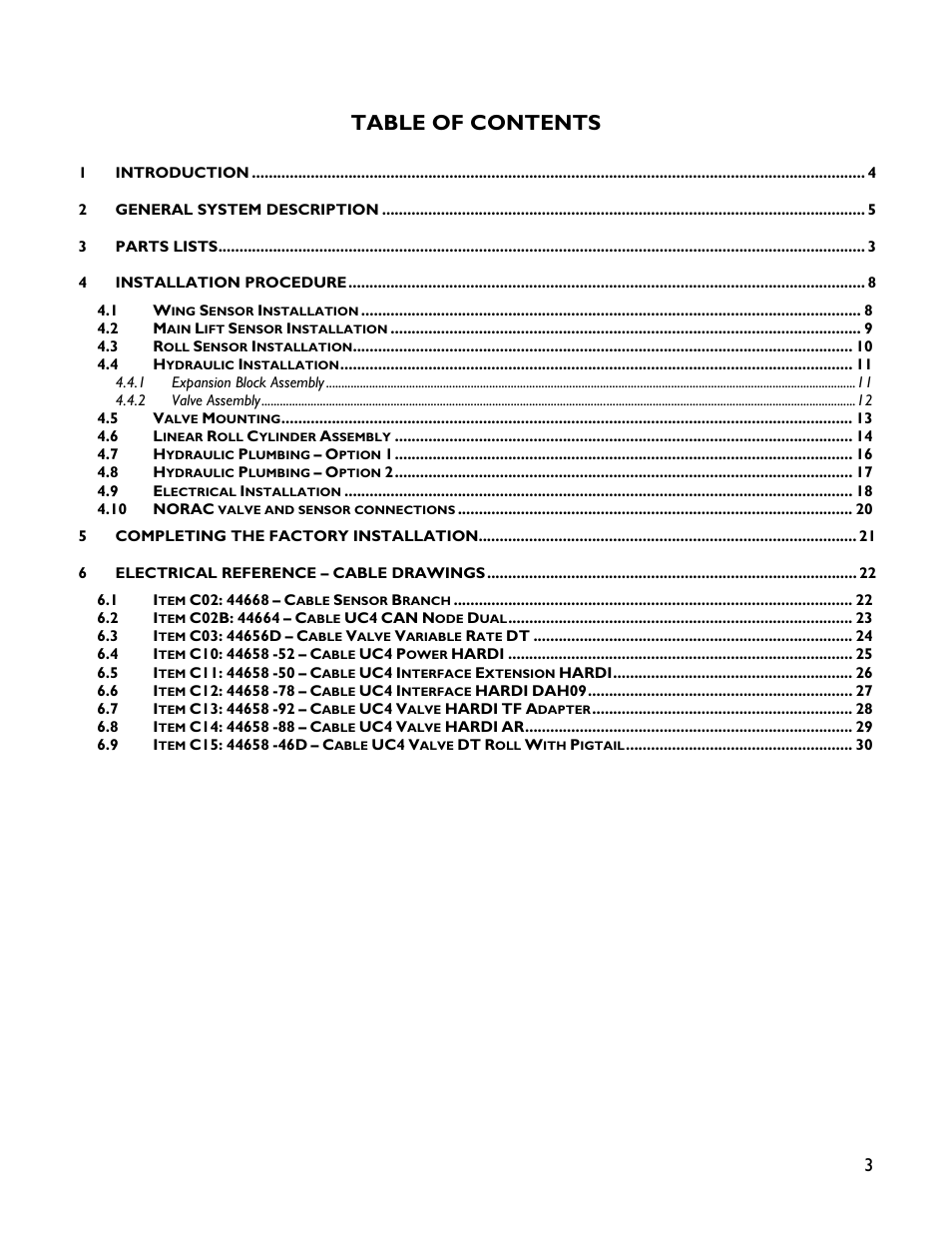 NORAC UC4+BC+HD8A User Manual | Page 3 / 34