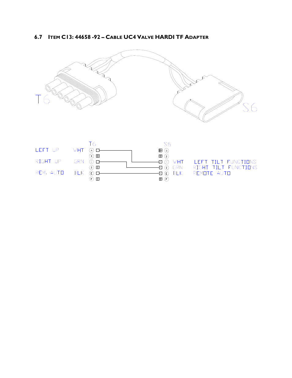 7 item c13: 44658 -92 | NORAC UC4+BC+HD8A User Manual | Page 31 / 34