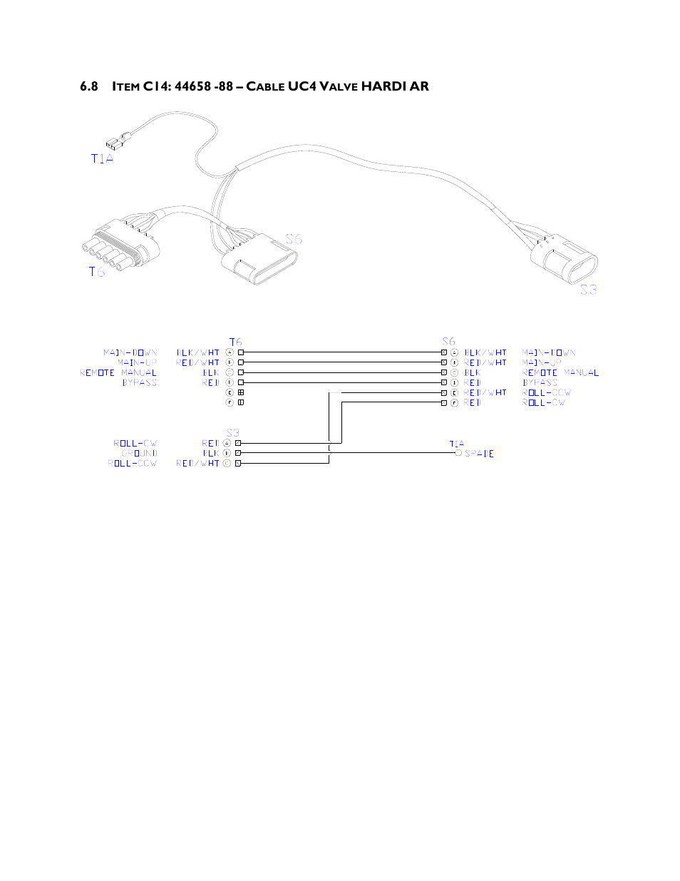 8 item c14: 44658 -88 | NORAC UC4+BC+HD8A User Manual | Page 32 / 34