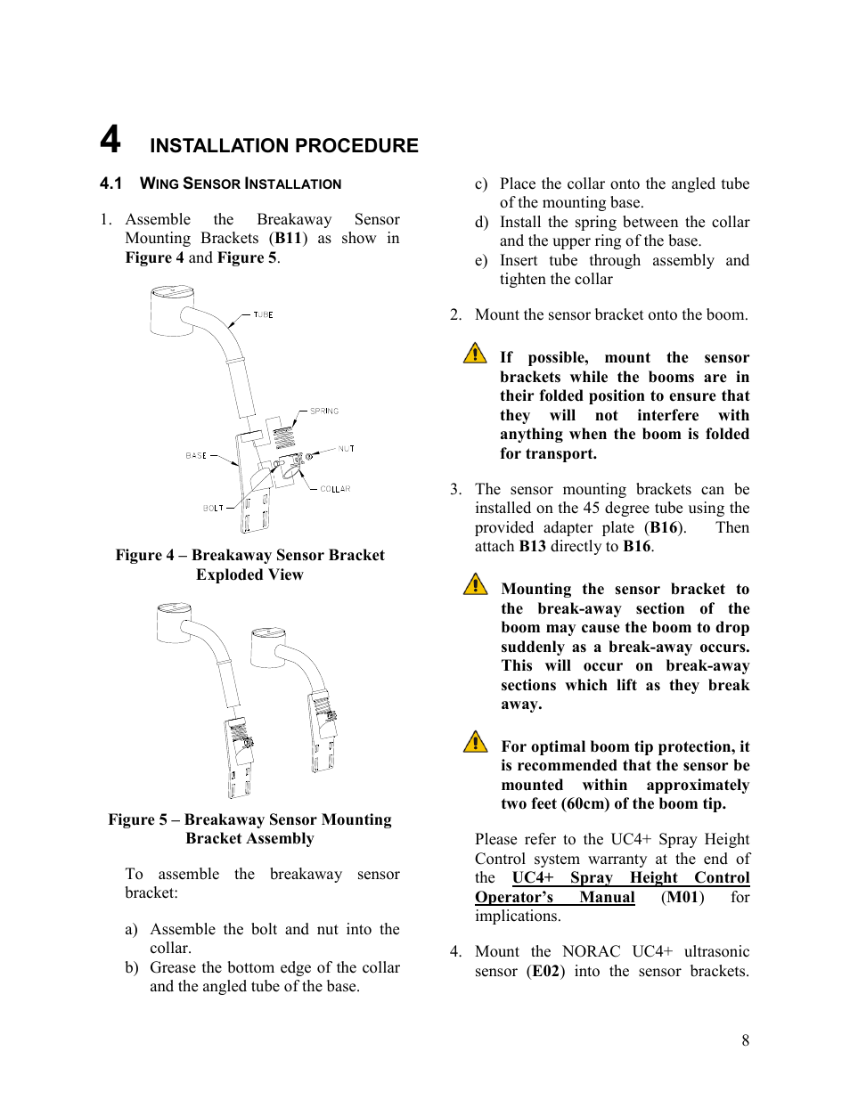 NORAC UC4+BC+HG User Manual | Page 11 / 28