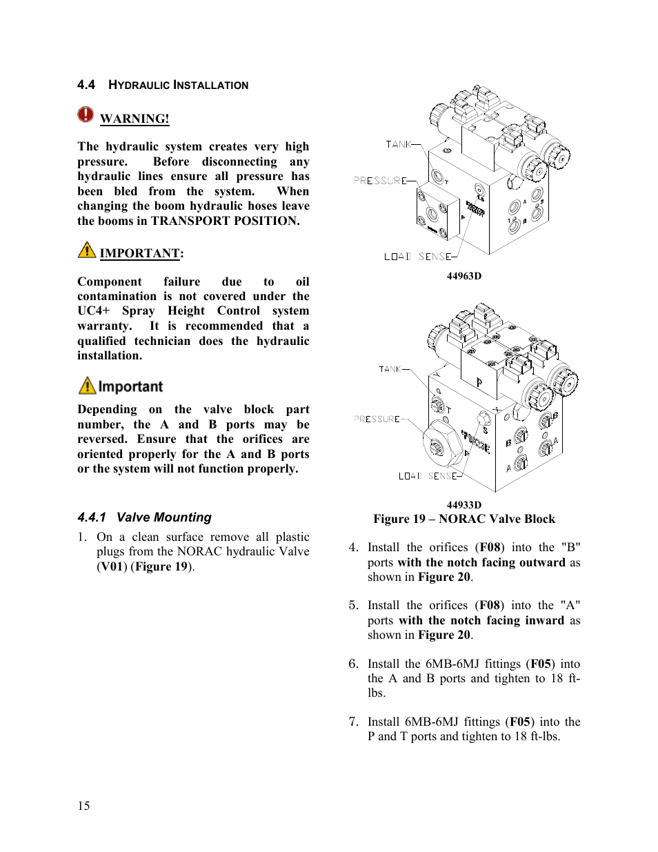 NORAC UC4+BC+HG User Manual | Page 18 / 28