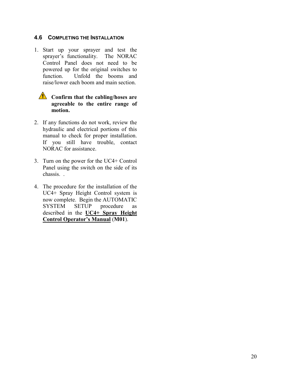 NORAC UC4+BC+HG User Manual | Page 23 / 28