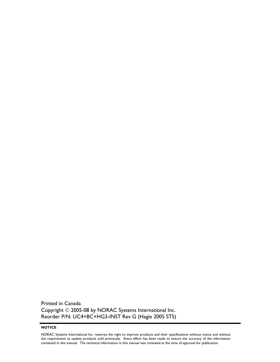 NORAC UC4+BC+HG3 User Manual | Page 2 / 24