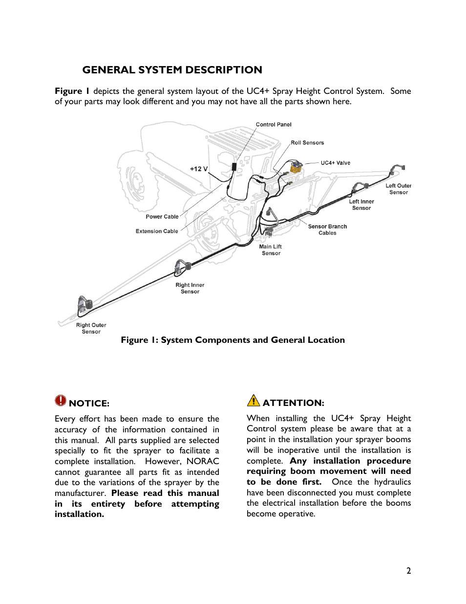 2 general system description | NORAC UC4+BC+HG3 User Manual | Page 5 / 24