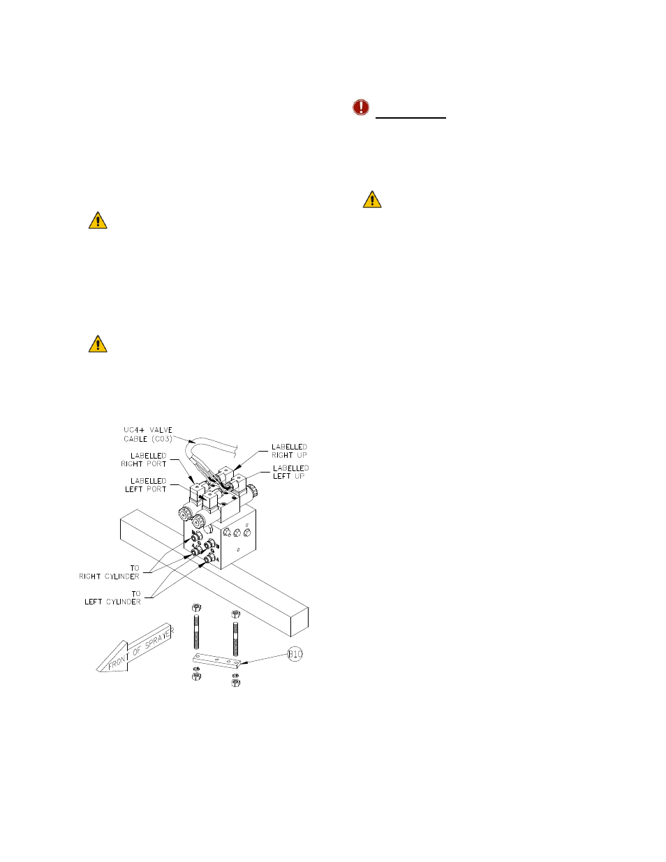 2 hydraulic plumbing | NORAC UC4+BC+SM1 User Manual | Page 20 / 33