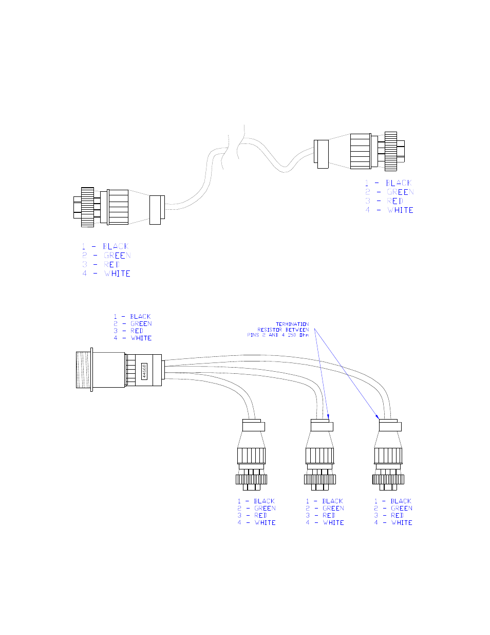 5 electrical reference – cable drawings, 1 item c01: 44662b-40, 2 item c02: 44668 | Electrical reference – cable drawings | NORAC UC4+BC+SM1 User Manual | Page 27 / 33