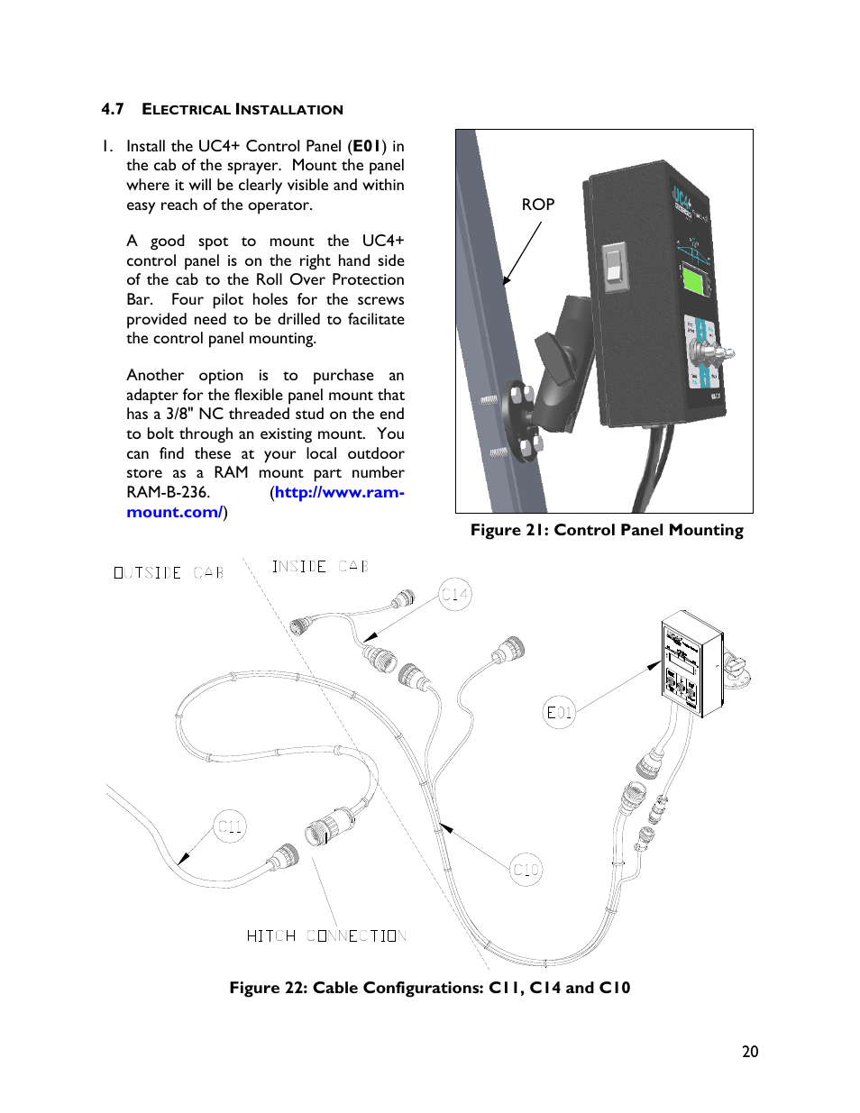 7 electrical installation | NORAC UC4+BC+SM4 User Manual | Page 23 / 37