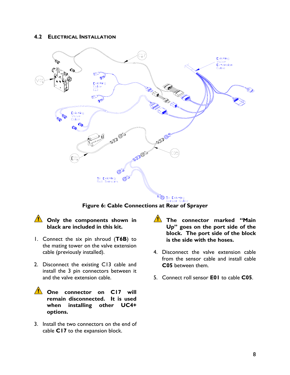 2 electrical installation | NORAC UC4+SM3-4B User Manual | Page 11 / 15