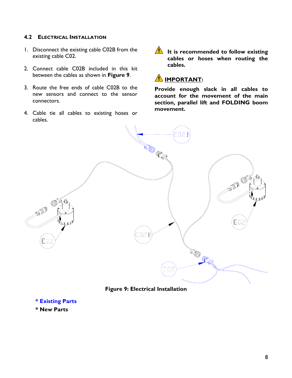 2 electrical installation | NORAC 4465BC+ User Manual | Page 11 / 14