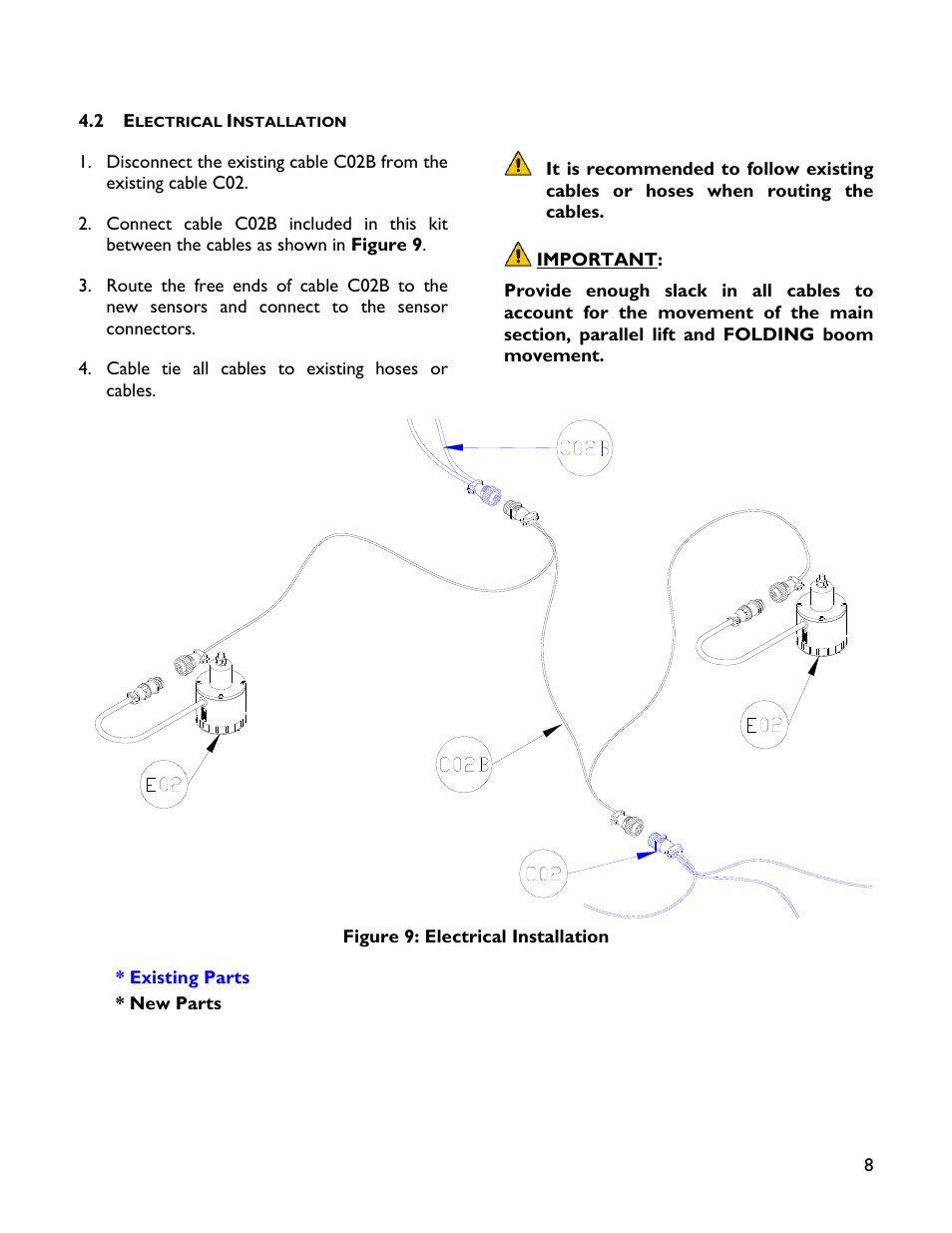 2 electrical installation | NORAC 4465BC+HG User Manual | Page 11 / 14