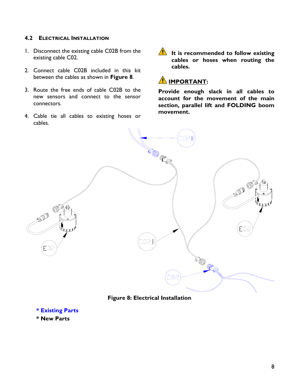 2 electrical installation | NORAC 4465BC+NT User Manual | Page 11 / 14