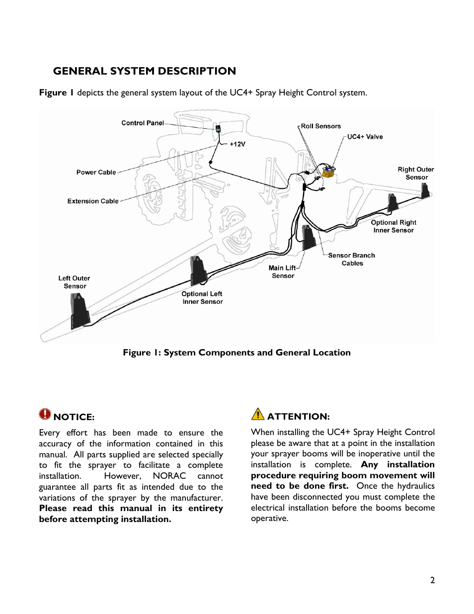 2 general system description | NORAC 4465BC+LP User Manual | Page 5 / 14