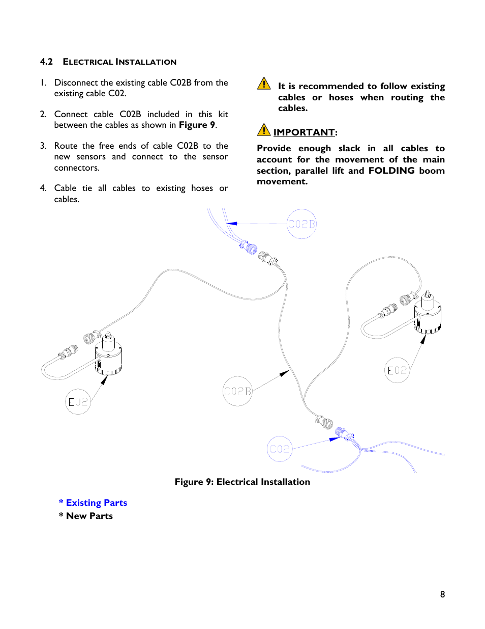 2 electrical installation | NORAC 4465BC+JD-LP User Manual | Page 11 / 14