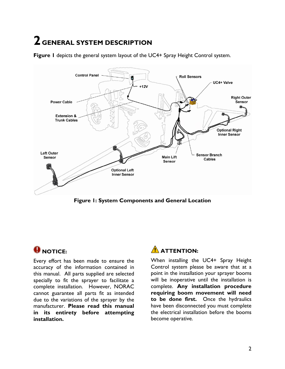 2general system description | NORAC 4468BC+ User Manual | Page 5 / 11