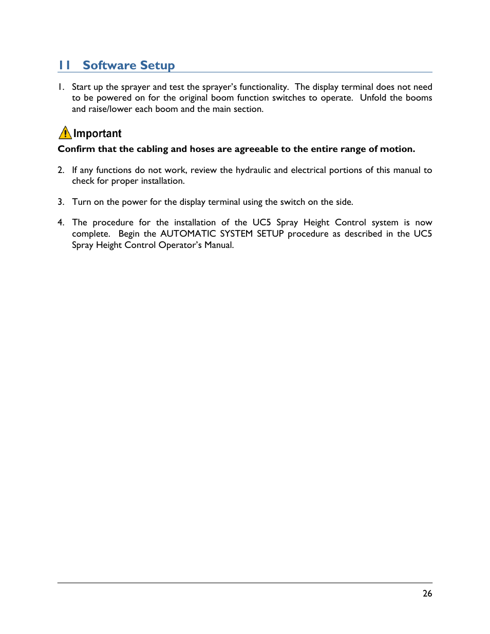 11 software setup | NORAC UC5-BC-AP02 User Manual | Page 29 / 36