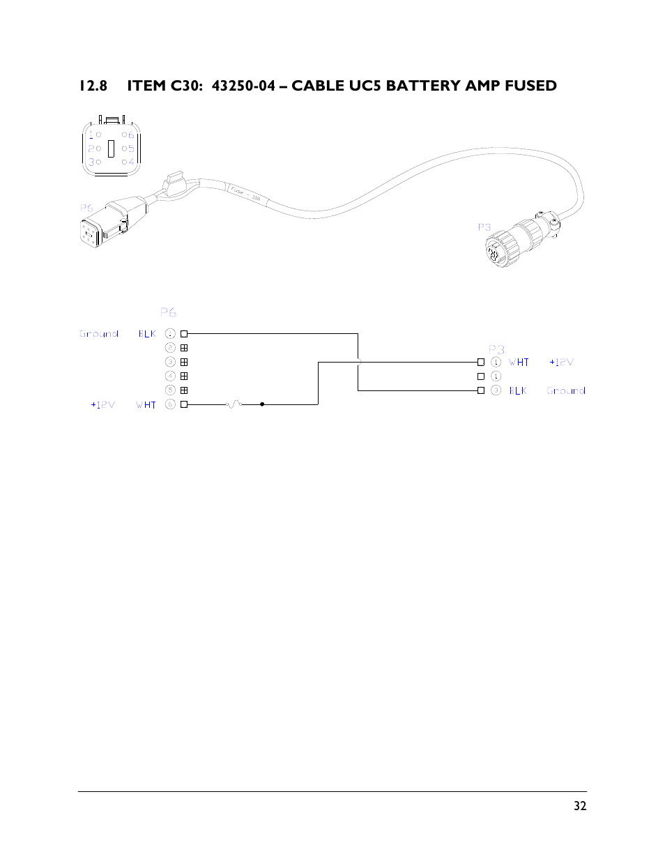 8 item c30: 43250-04 | NORAC UC5-BC-AP02 User Manual | Page 35 / 36