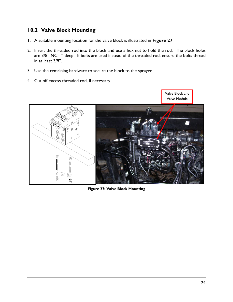 2 valve block mounting | NORAC UC5-BC-AP03 User Manual | Page 27 / 36