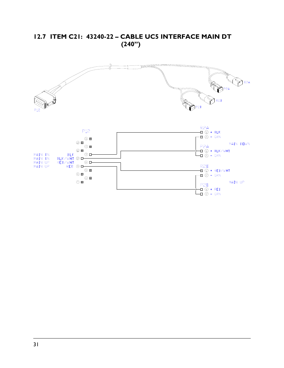 7 item c21: 43240-22 | NORAC UC5-BC-AP03 User Manual | Page 34 / 36