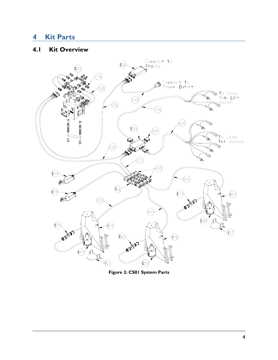 4 kit parts, 1 kit overview | NORAC UC5-BC-CS01 User Manual | Page 7 / 36