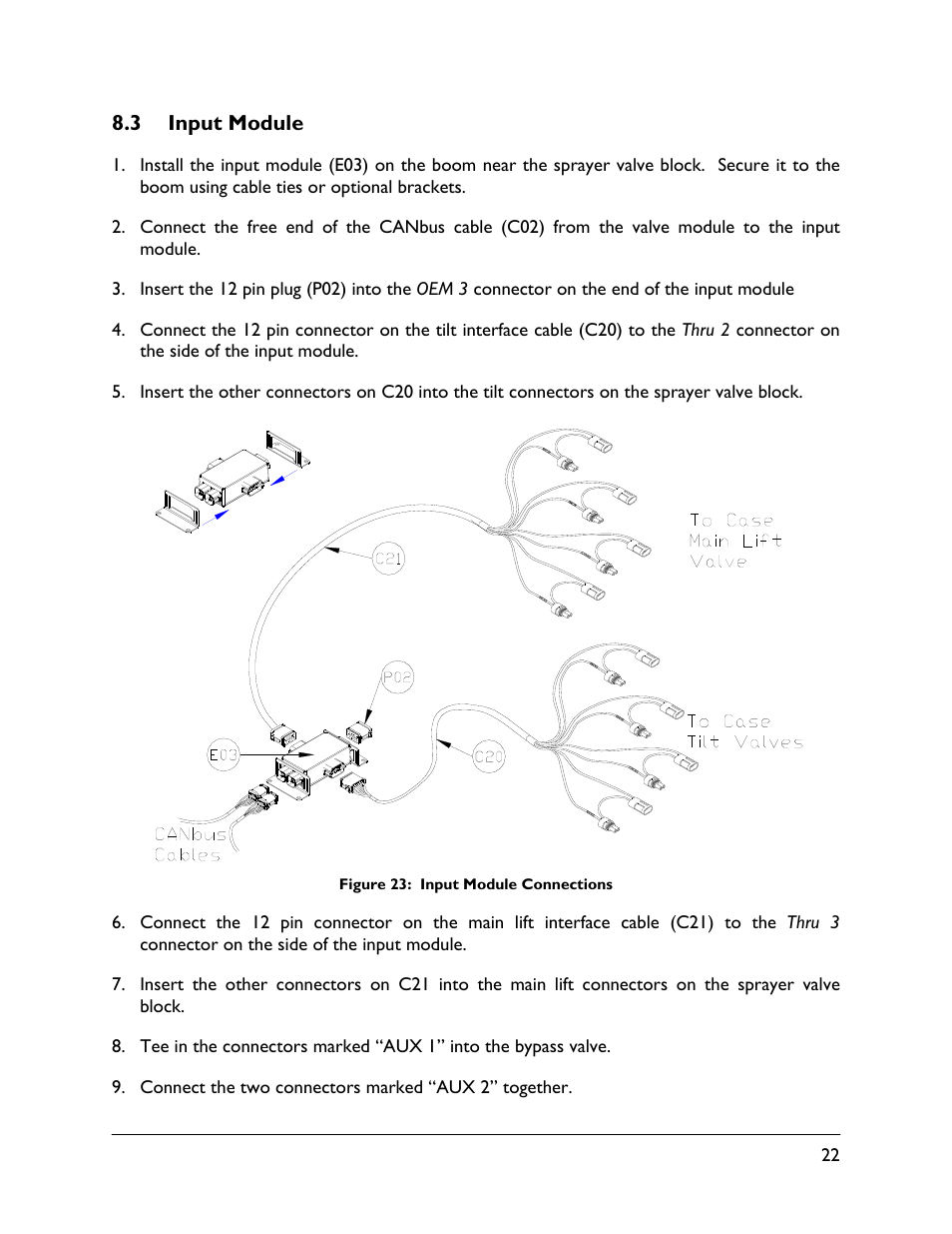 3 input module | NORAC UC5-BC-CS02 User Manual | Page 25 / 37