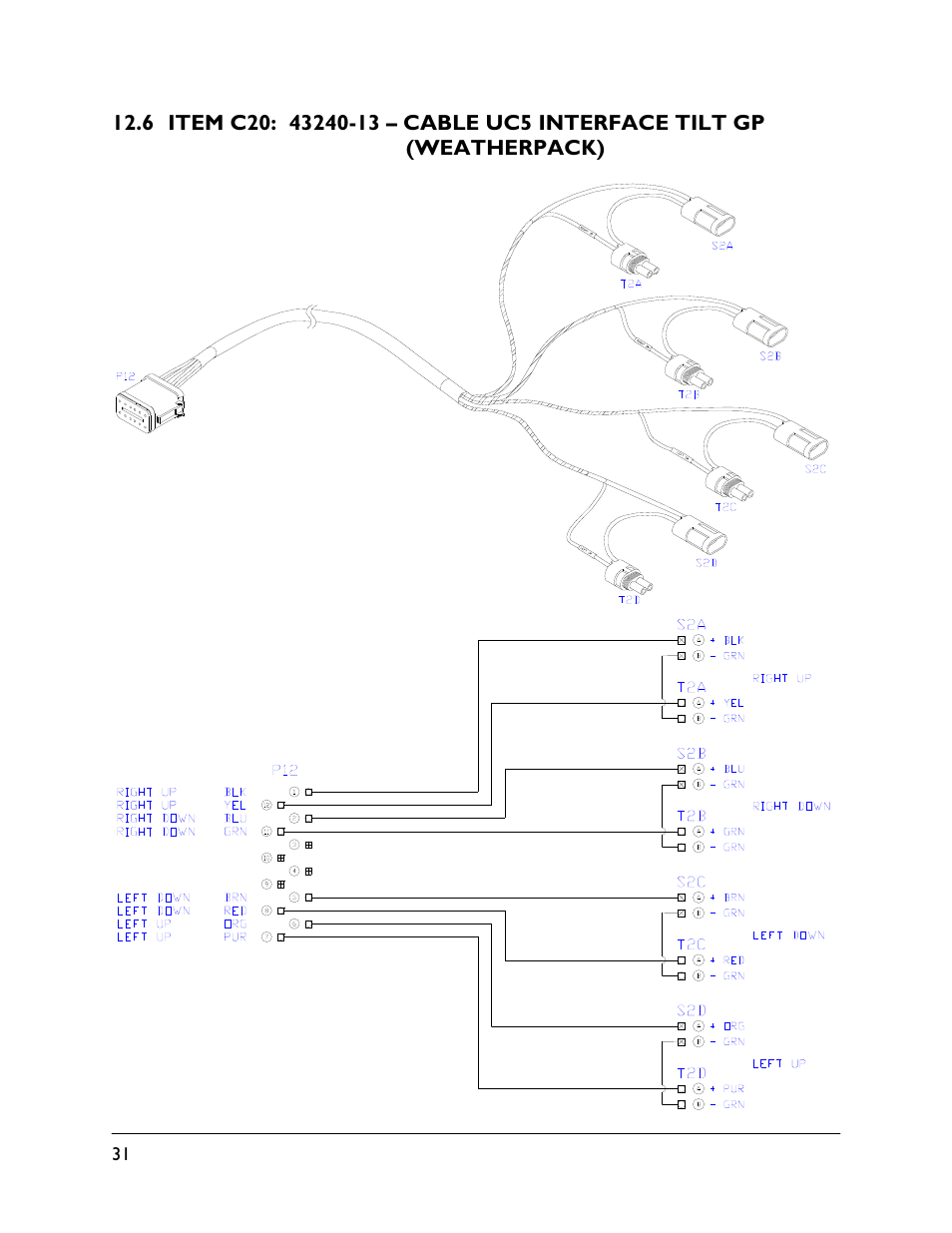 6 item c20: 43240-13 | NORAC UC5-BC-CS02 User Manual | Page 34 / 37