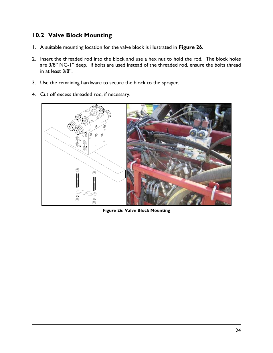 2 valve block mounting | NORAC UC5-BC-CS03 User Manual | Page 27 / 36