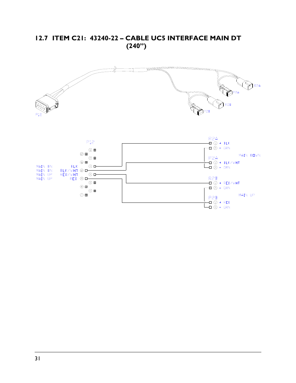 7 item c21: 43240-22 | NORAC UC5-BC-CS03 User Manual | Page 34 / 36