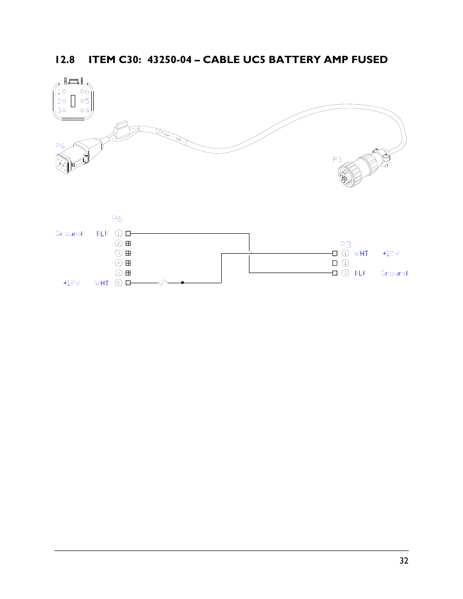 8 item c30: 43250-04 | NORAC UC5-BC-CS03 User Manual | Page 35 / 36