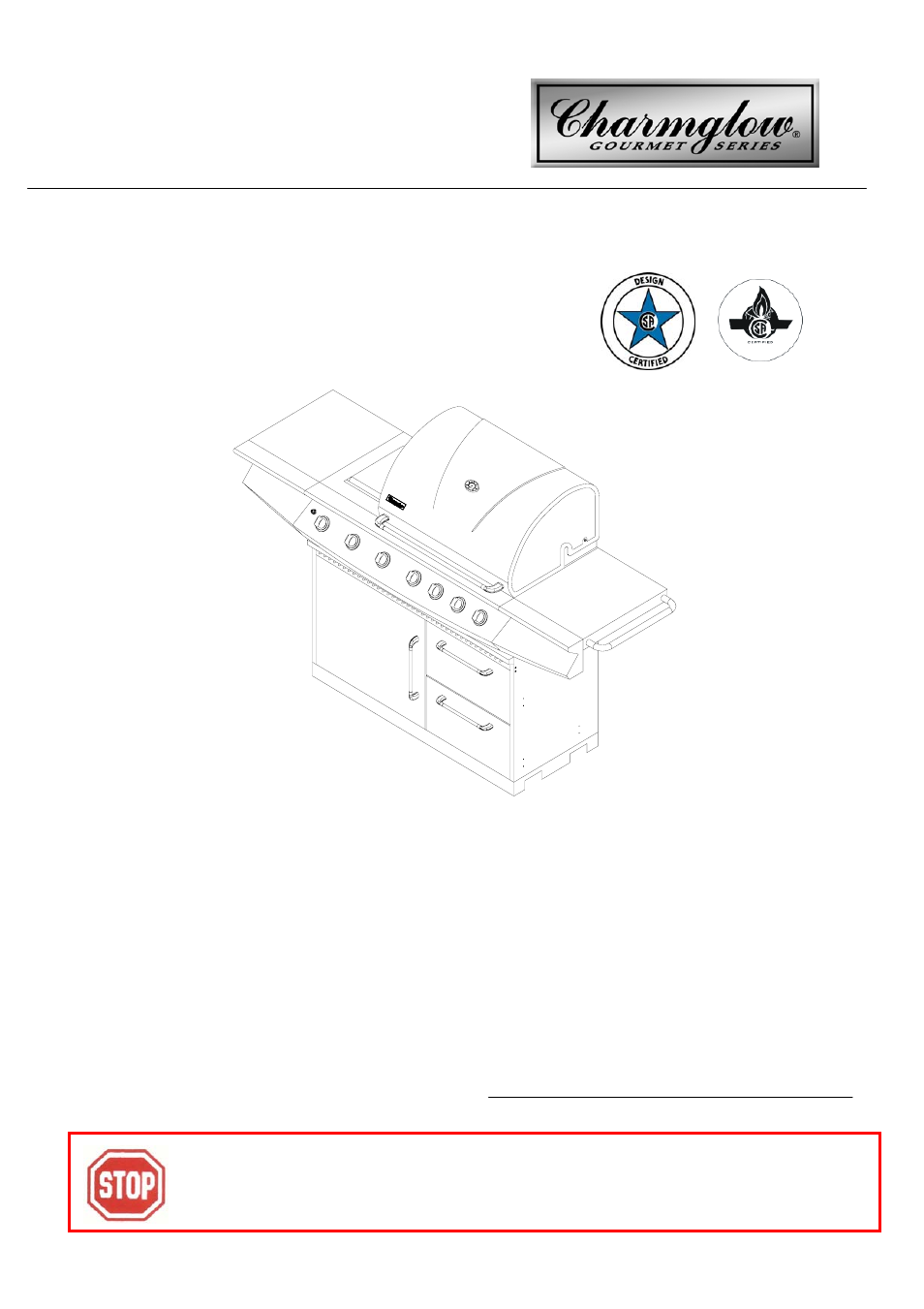 Charmglow 720-0289 User Manual | 31 pages