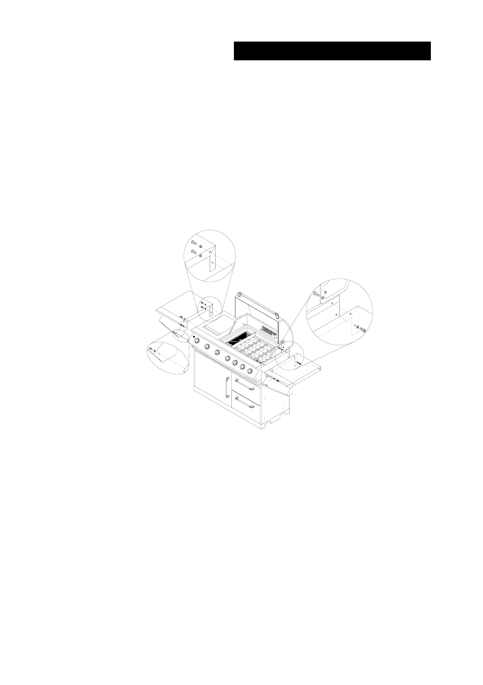 Side shelf assembly | Charmglow 720-0289 User Manual | Page 8 / 31