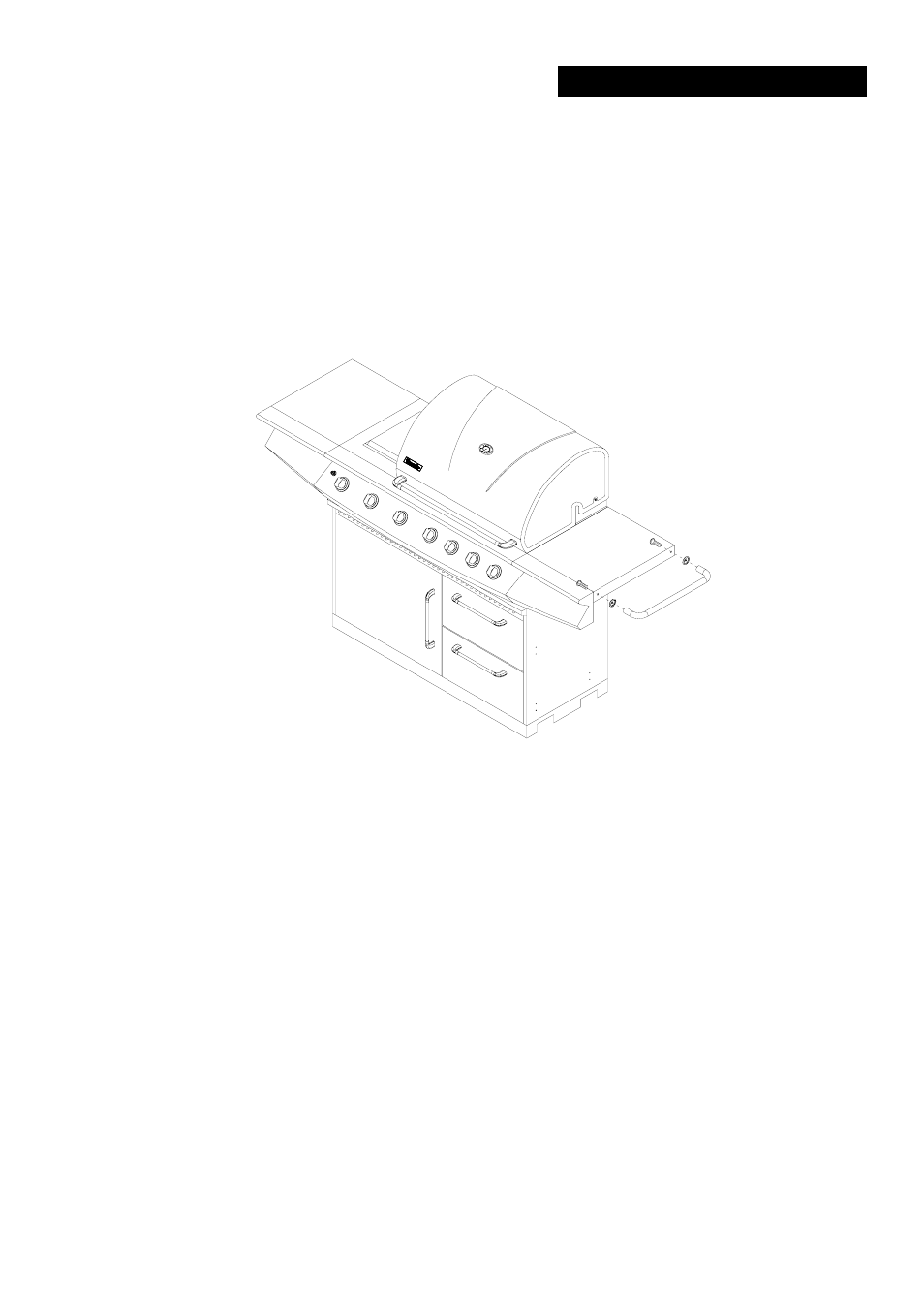 Side shelf handle assembly | Charmglow 720-0289 User Manual | Page 9 / 31