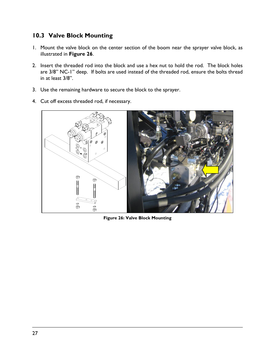 3 valve block mounting | NORAC UC5-BC-FC02 User Manual | Page 30 / 40